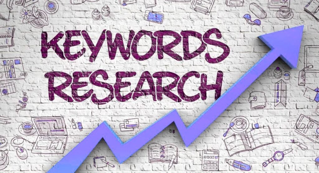 AI keyword research tool dashboard showing search volume and keyword difficulty