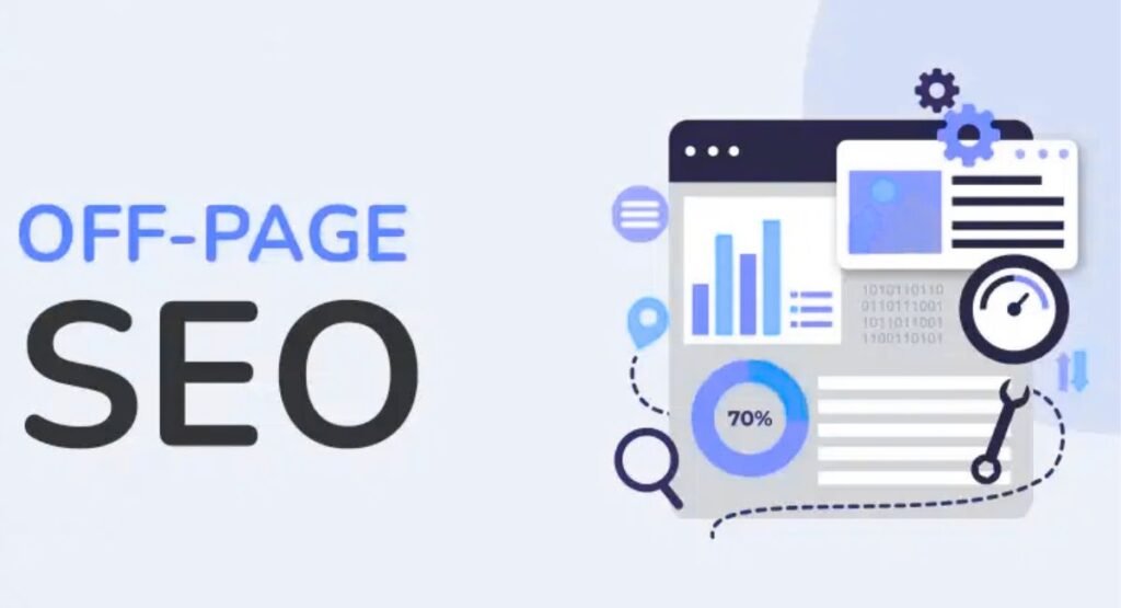 Off page seo techniques like backlinks social sharing and guest posting