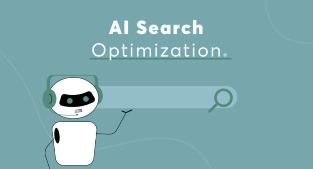 AI Search Optimization Tools dashboard showing keyword research and organic traffic growth analytics